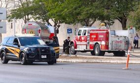 Fuga de gas en construcción de supermercado ocasiona emergencia al norte de Mérida; no se reportan lesionados