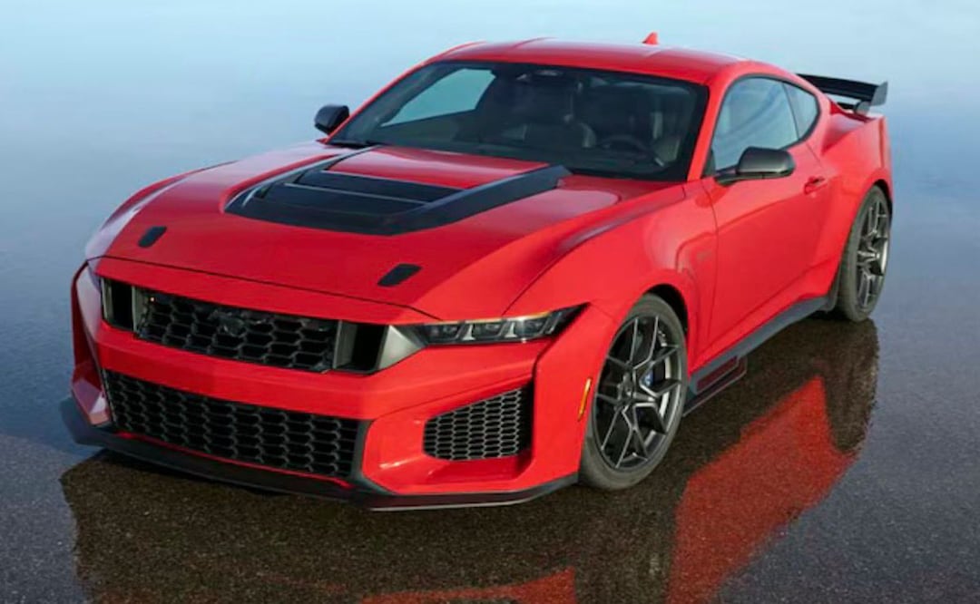 El nuevo Mustang Dark Horse SC cuenta con un diseño aerodinámico. Foto: Ford Racing