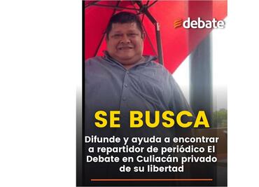 Familiares de repartidor del periódico "El Debate" desaparecido vuelven a manifestarse; exigen avances en la investigación