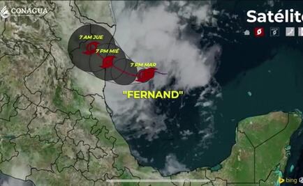 Advierten en NL y Veracruz sobre lluvias por tormenta tropical “Fernand”