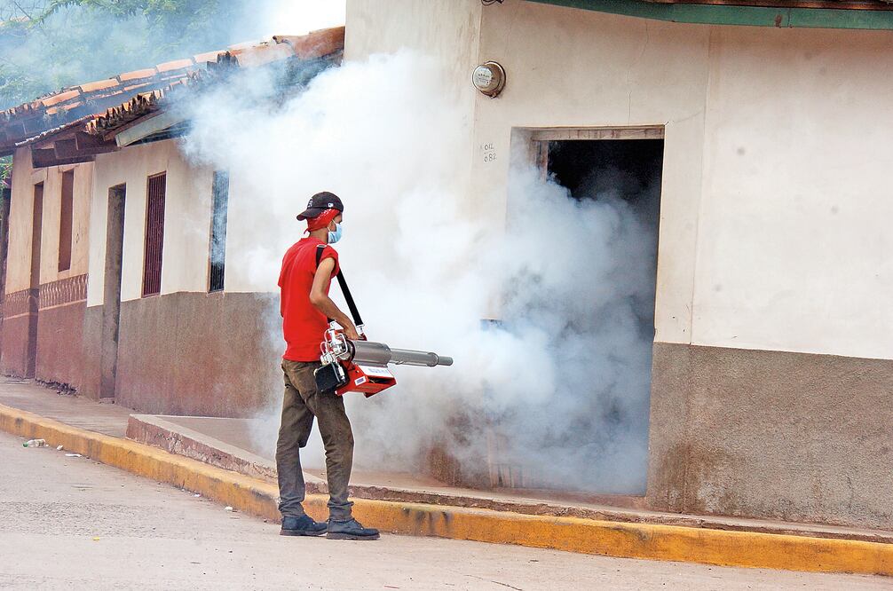 La fumigación como prevención es un recurso utilizado, ya que el virus tarda en incubarse y mostrar  signos hasta en dos semanas, que es el tiempo que pueden tardar los migrantes en su recorrido hacia Estados Unidos. /Archivo-EL UNIVERSAL