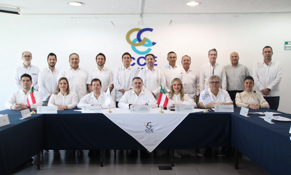 José Enrique Molina asume presidencia del Consejo Coordinador Empresarial de Yucatán. Foto: Especial.