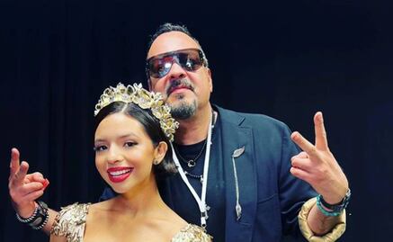 Pepe Aguilar se suma como corista "tatuado" en el concierto de su hija Ángela Aguilar 