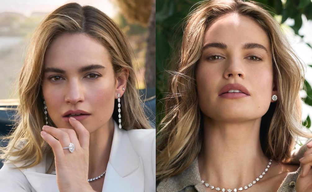 Look natural: piel luminosa. Foto: Instagram @lilyjamesofficial