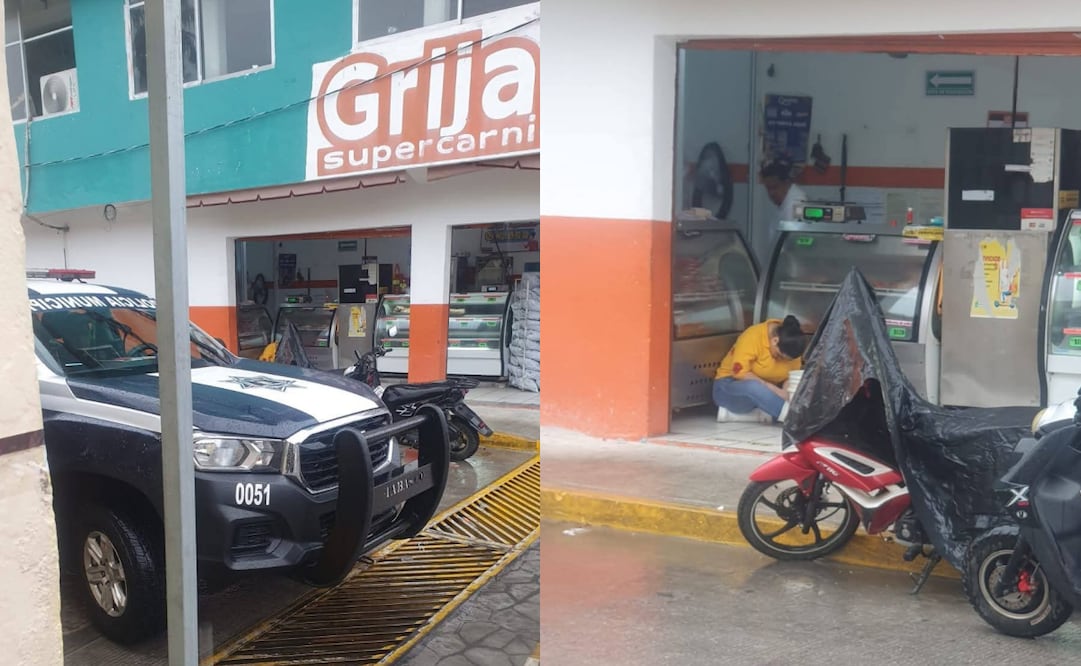 Asaltan carnicería en Jalpa de Méndez, Tabasco; ataque armado deja una mujer muerta y un herido.
Foto: Especial.