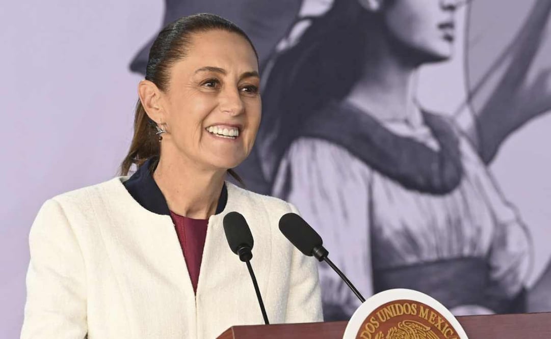 Claudia Sheinbaum Pardo en la conferencia matutina del 08 de enero en Cuernavaca, Morelos. Foto: Presidencia