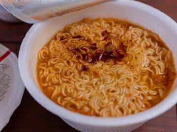 De qué están hechos los camarones de las sopas instantáneas