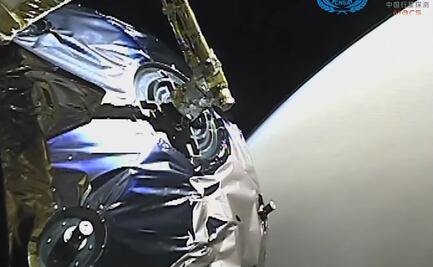 Sonda china capta video al ingresar a la órbita de Marte