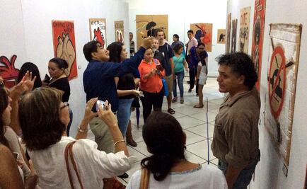 Artista chiapaneco presenta muestra en apoyo a la CNTE