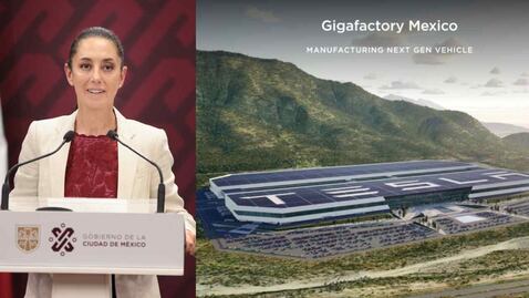 Planta de Tesla en México, un logro más de AMLO: Sheinbaum 