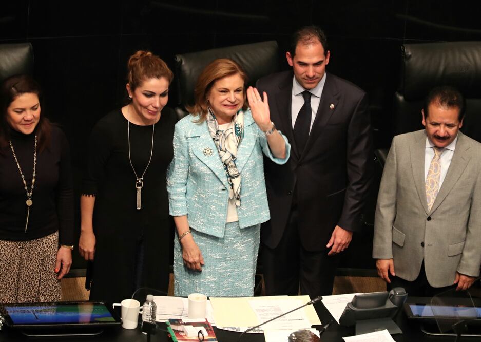 Arely Gómez González, titular de la SFP (LUCIA GODINEZ / EL UNIVERSAL)