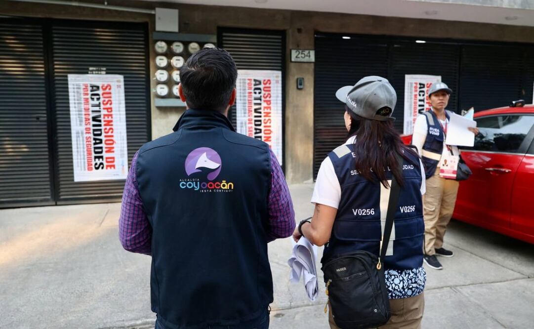 Clausuran 3 obras irregulares en Coyoacán.
Foto: Especial.