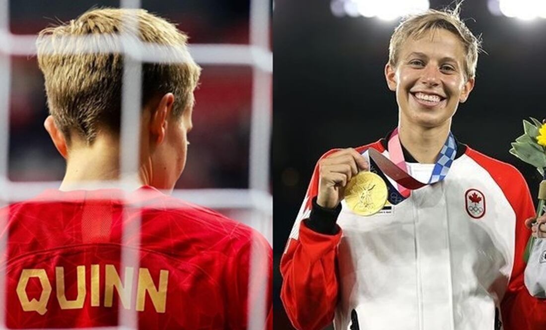 Quinn, futbolista canadiense y medallista de los Juegos Olímpicos de Tokio 2020 - Fotos: @thequinny5 en Instagram