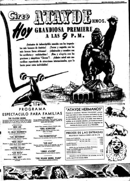 El niño que creció junto a los animales de un circo