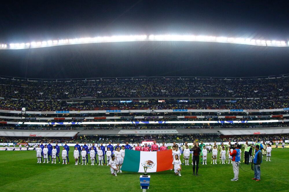 Ceremonia Protocolaria de la final entre América y Cruz Azul del Apertura 2018 del Futbol Mexicano.  FOTO/IMAGO7