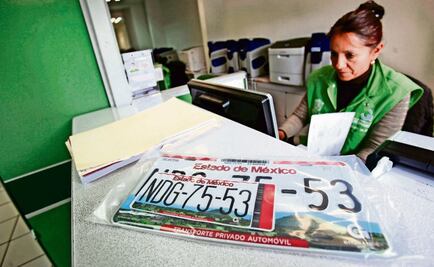 Reemplacamiento en Edomex costará 376 pesos en noviembre y diciembre