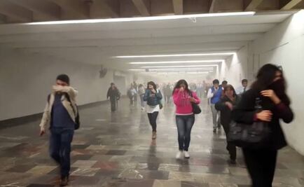 Falla en sistema de frenado, causante de humo: Metro