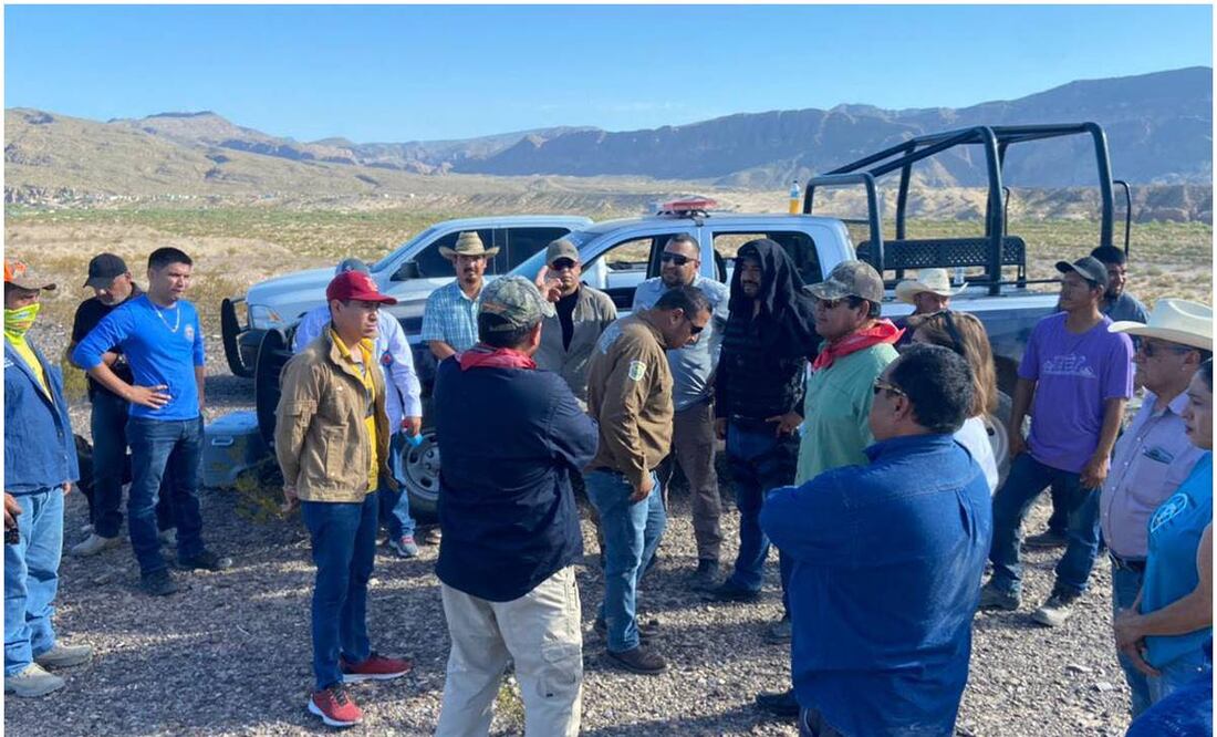 Operativo en Cuatro Ciénegas y Ocampo en Coahuila. Foto: Especial