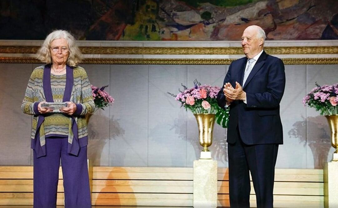 En la ceremonia de entrega del premio Abel. Foto: EFE