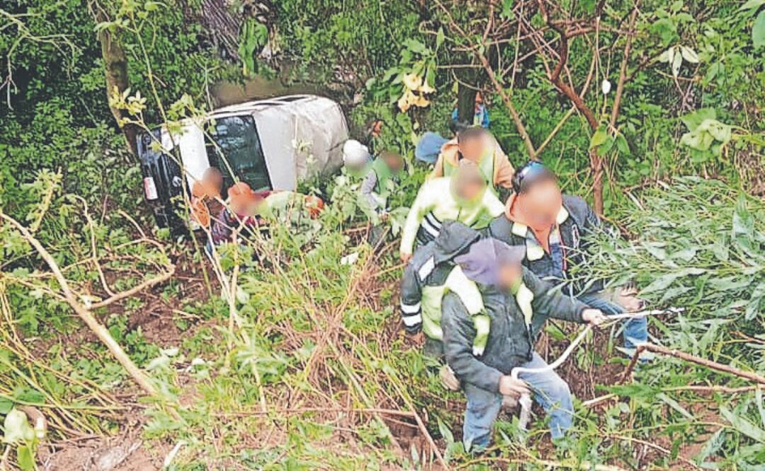 El equipo de protección sirvió para que los trabajadores no presentaran lesiones mayores. Foto Especial