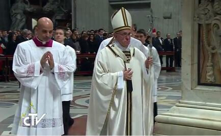 En vivo. Ofrece Papa Misa de Gallo