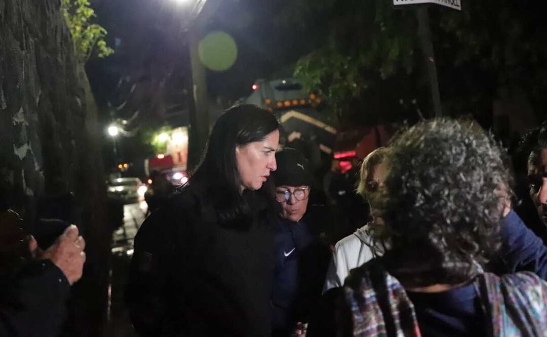 Lía supervisa zonas afectadas por las lluvias. Foto: Especial