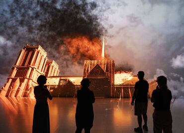 Notre Dame avanza en su reconstrucción con la instalación de sus campanas