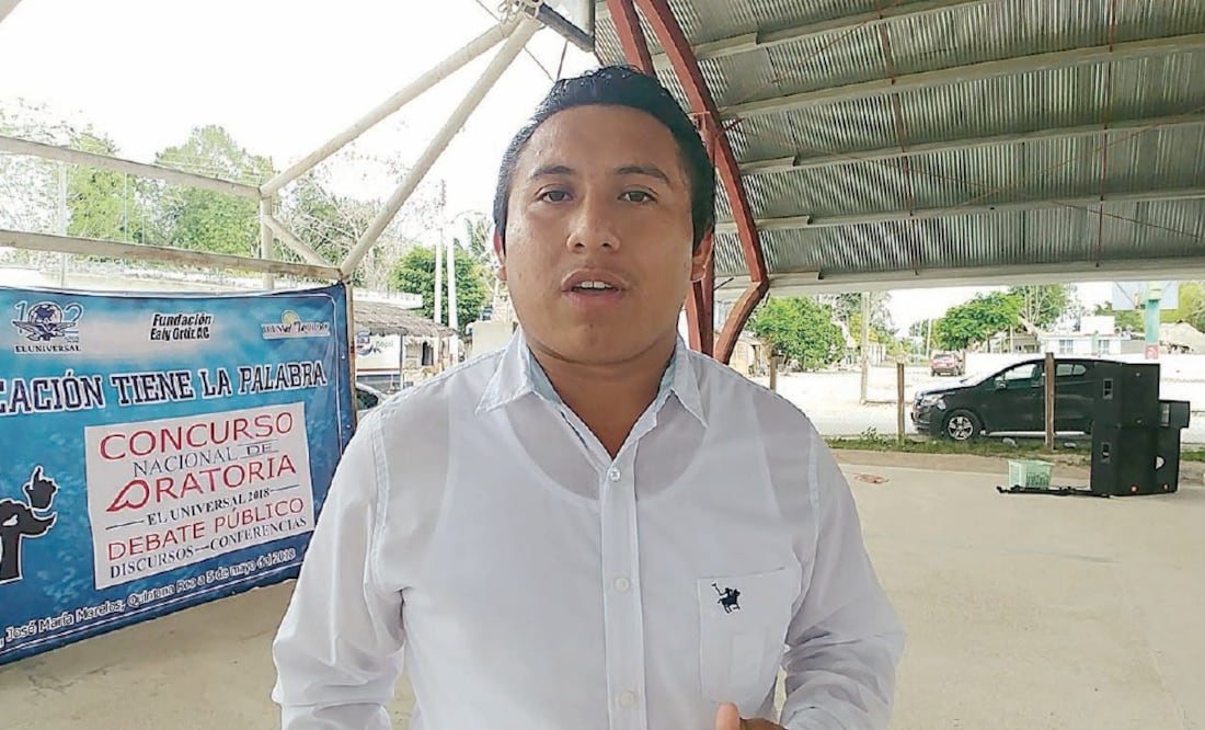 José Alberto Chan Nahuat tiene 23 años y es licenciado en Derecho por la Universidad de Quintana Roo (UQROO). (CORTESÍA)