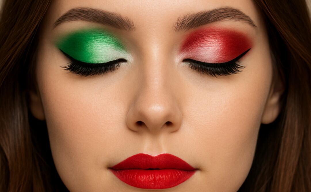 Estas ideas de maquillaje te harán lucir increíble en la noche mexicana. Foto: Imagen generada con IA