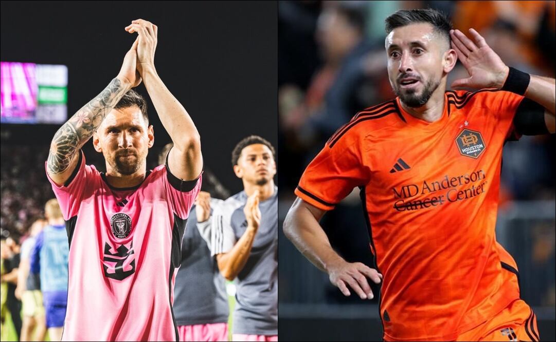 Lionel Messi y Héctor Herrera se enfrentarán a las figuras de la Liga MX / FOTOS: @InterMiamiCF y @HHerreramex
