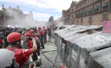 Policía fue profesional y no cayó en provocaciones en marchas por el 8M: Presidencia