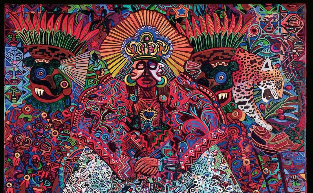 La Malinche (con Tlaloc) de Alfredo Arreguín. Foto: Cortesía del Museo de Arte de Denver.