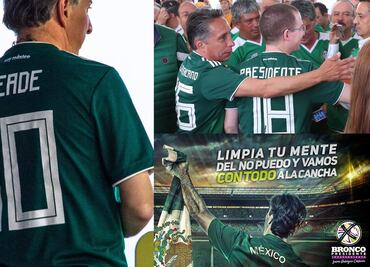 Candidatos a la presidencia ven debut de la Selección en el mundial