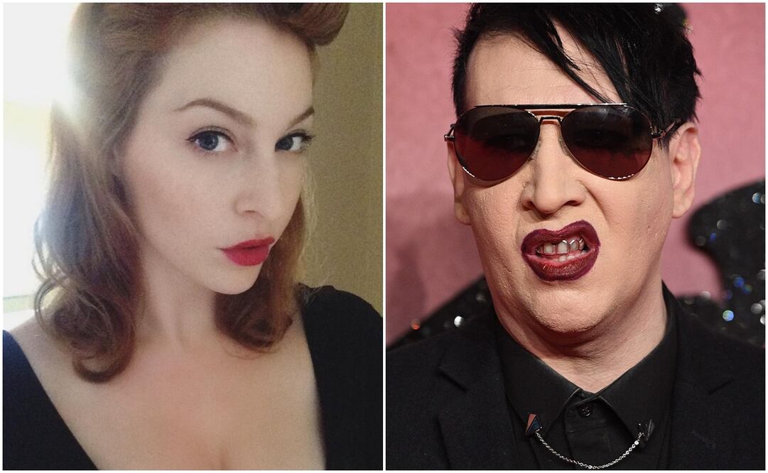 Esmé Bianco y Marilyn Manson. Foto: Instagram/Archivo
