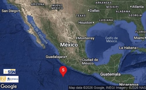 Sismo de magnitud 5.5 sacude frente a costas de Michoacán; epicentro se ubicó mar adentro