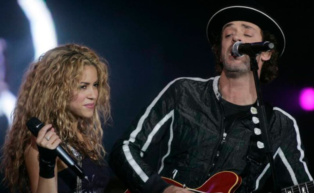Shakira y Gustavo Cerati fueron amigos desde 2005. Fuente: Instagram @shakirabr
