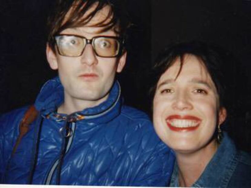 Jarvis Cocker y Deborah. Fuente: Twitter @Dean_Harrison