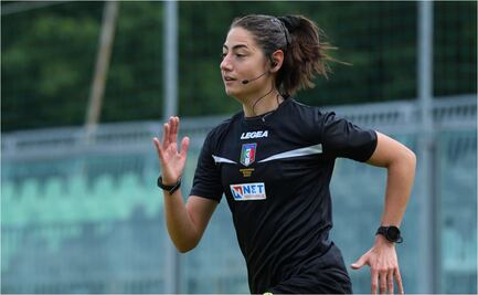 Maria Sole Ferrieri, la primera mujer que arbitrará juegos de la Serie A