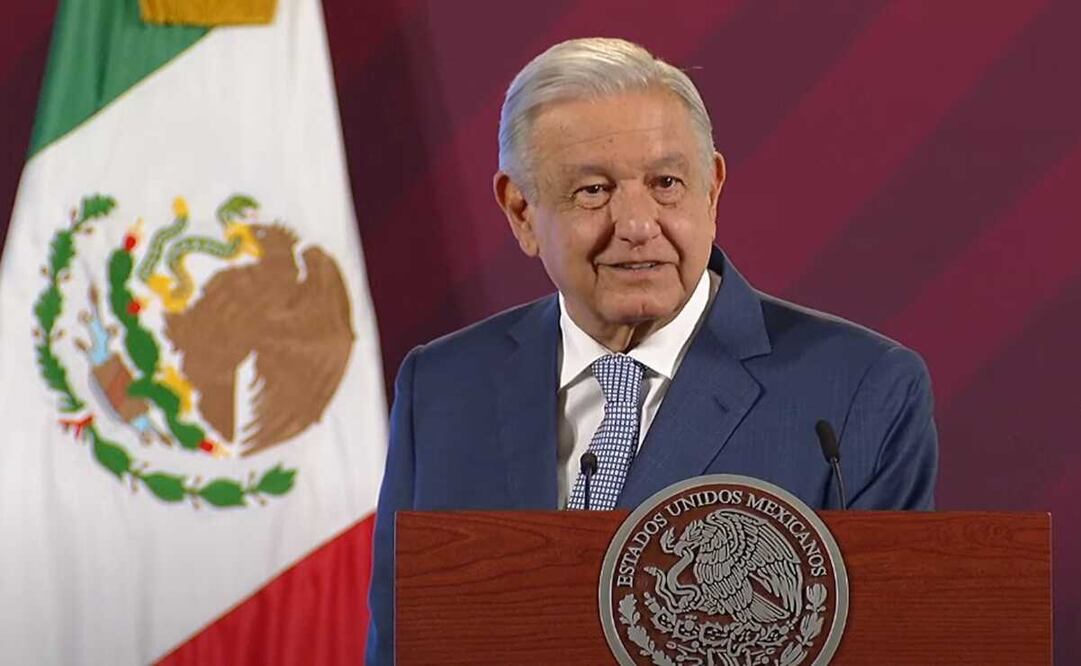“No habrá ningún problema de nada en la transición, todo está bastante tranquilo", dijo López Obrador. Foto: Captura
