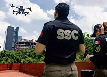 Drones de la CDMX, usados contra venta y compra de droga