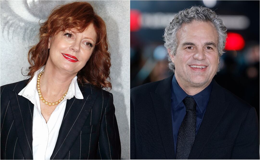 Susan Sarandon y Mark Ruffalo, dos figuras muy importantes en Hollywood.
Fotos: AP / Thibault Camus (archivo) & AP / Millie Turner