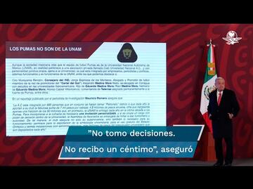 Tras ser señalado en la mañanera de AMLO, Ciro Murayama desmiente ser “dueño” de Pumas