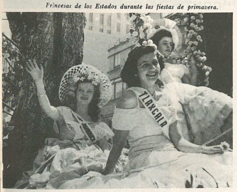 Así eran los desfiles y bailes de primavera