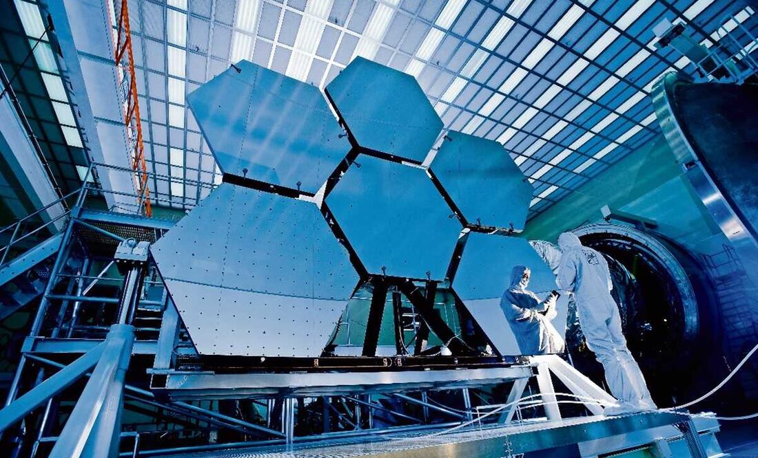 El telescopio James Webb está catalogado como el más caro y sensible de la historia espacial. Foto: El Universal, archivo