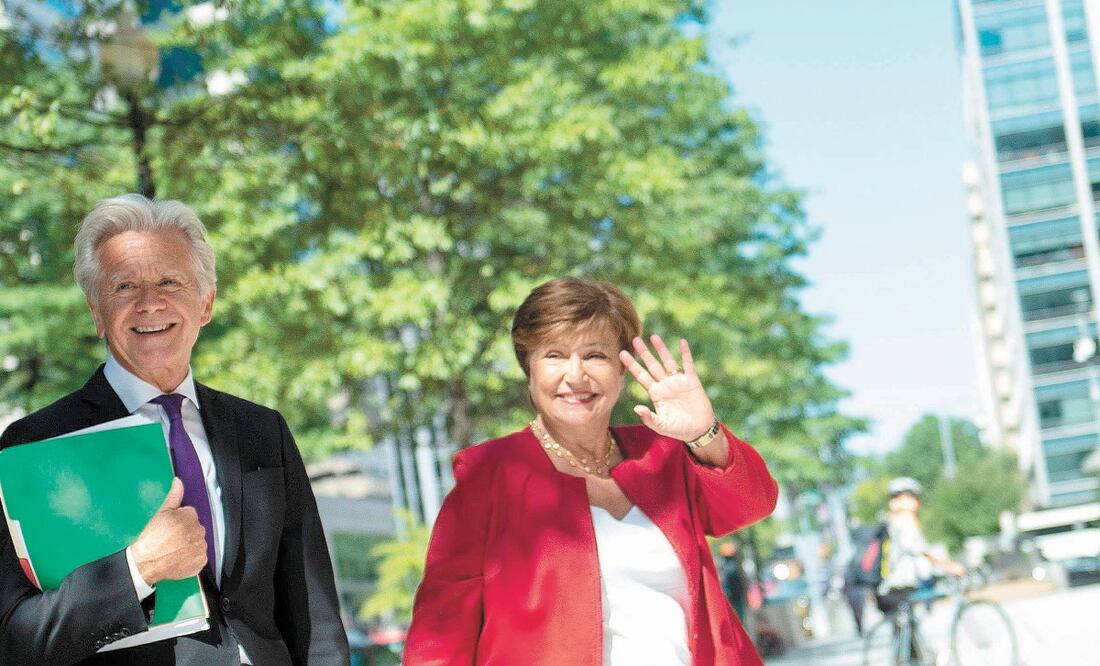 Kristalina Georgieva es la primera que dirigirá el FMI nacida en un país de Europa del Este, Bulgaria. ERIC BARADAT. AFP