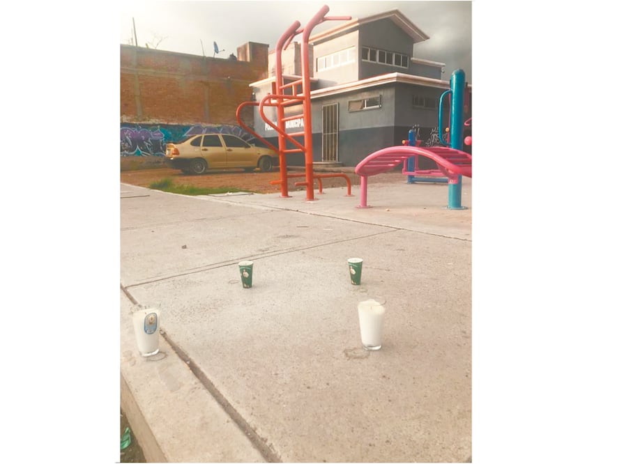 Casi enfrente del billar donde fue el ataque se encuentra el módulo de la Policía y un parque infantil, en la colonia Che Guevara de Irapuato. Foto/ESPECIAL