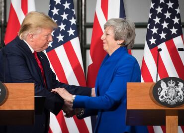 Trump confía en lograr un gran tratado comercial con Reino Unido tras el Brexit