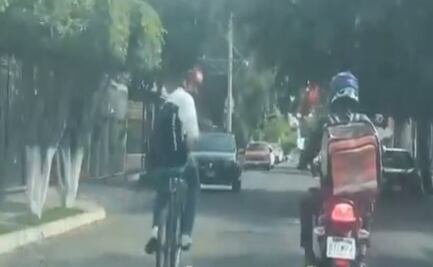 Ciclista roba celular, intenta huir y lo atropellan en Jalisco