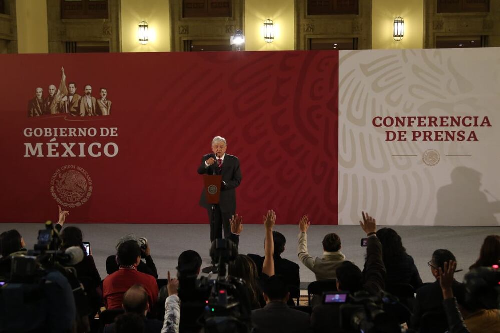 Conferencia matutina de AMLO. Foto: Carlos Mejía / EL UNIVERSAL 