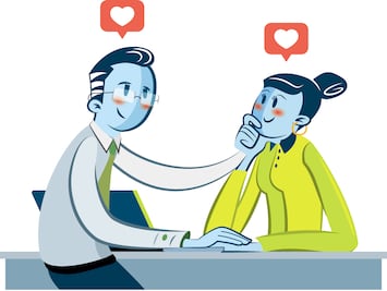 Tu San Valentín... y tu superior. Cuando el amor en la oficina es vertical       